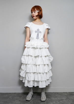 cross rose tee