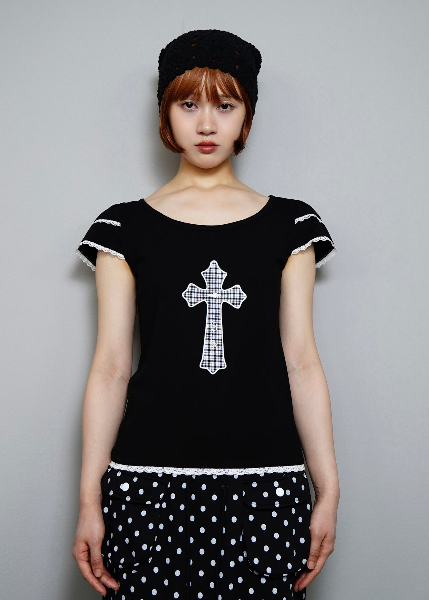 cross rose tee