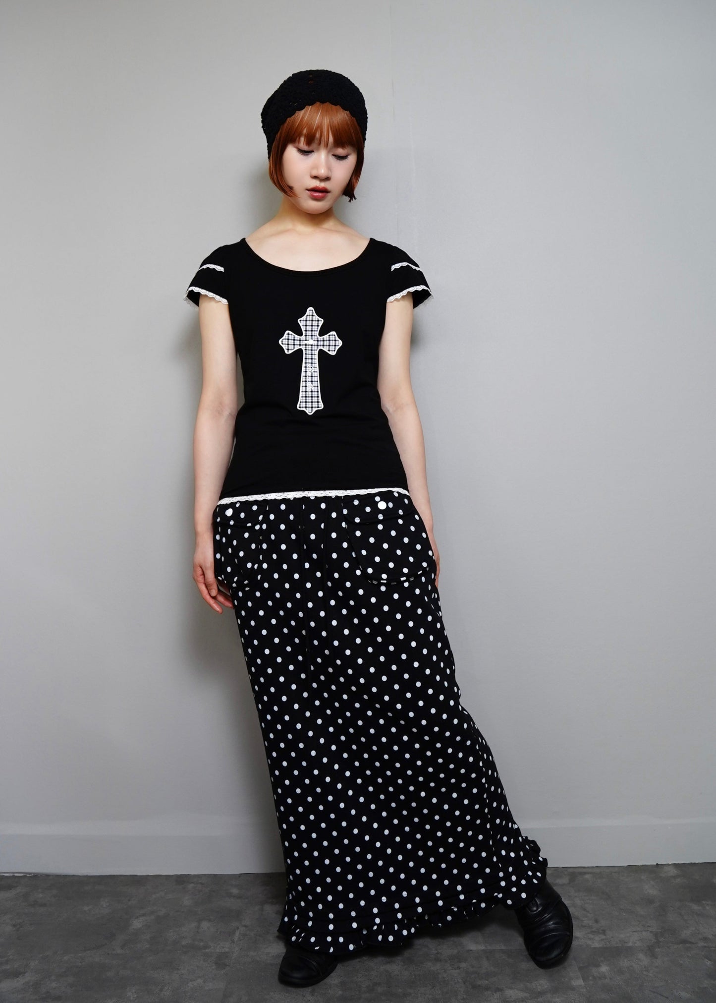 cross rose tee