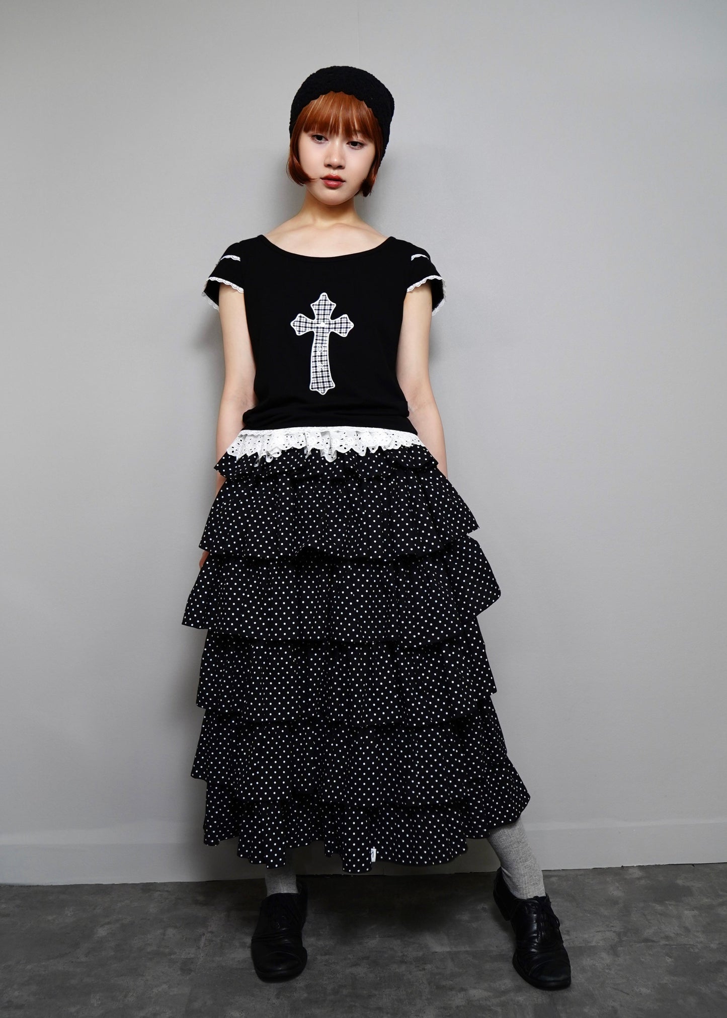 cross rose tee