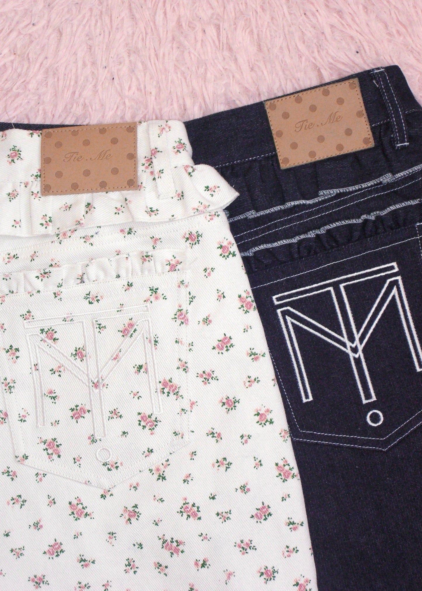 Lily’s petal denim pants