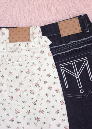 Lily’s petal denim pants