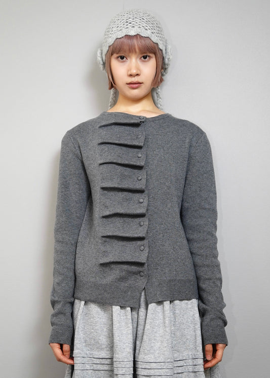 button up knit-boxy fit