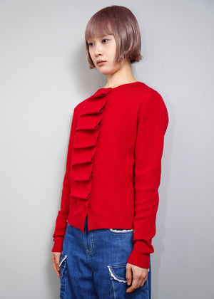 button up knit-boxy fit