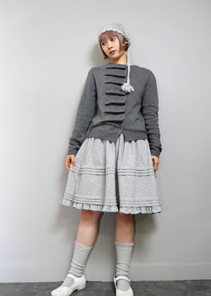 button up knit-boxy fit