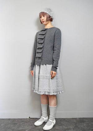 button up knit-boxy fit