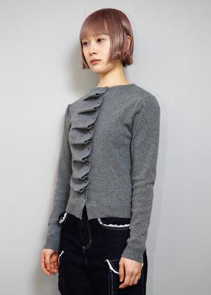 button up knit-slim fit