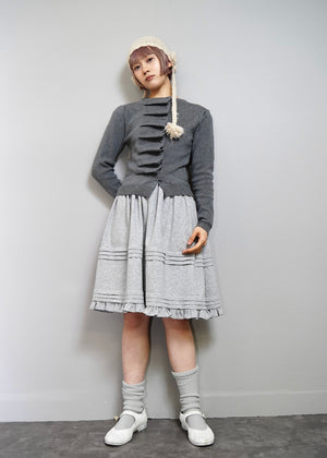 button up knit-slim fit