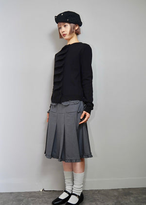 button up knit-boxy fit