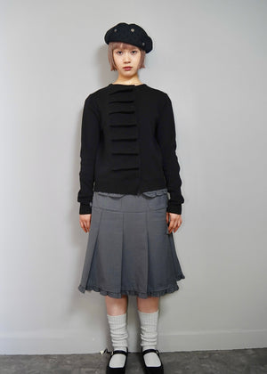 button up knit-boxy fit