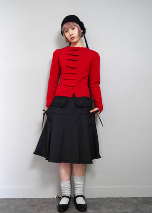 button up knit-slim fit