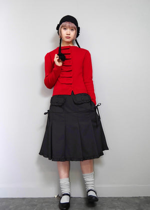 button up knit-slim fit