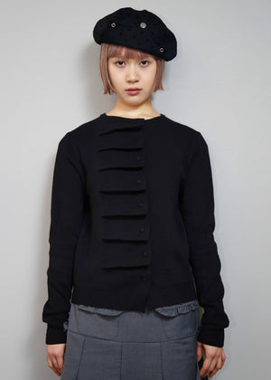 button up knit-boxy fit
