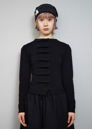 button up knit-slim fit