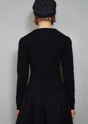 button up knit-slim fit