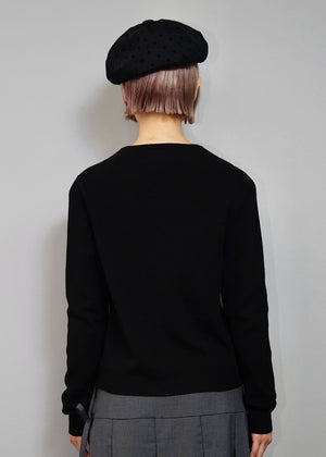 button up knit-boxy fit