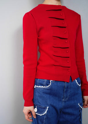 button up knit-slim fit