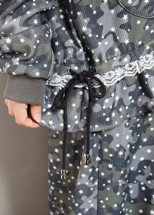 milky star camo hoodie