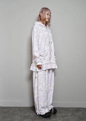 milky star camo hoodie