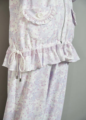 milky star camo hoodie