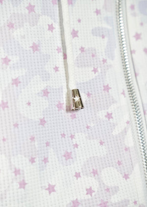 milky star camo hoodie