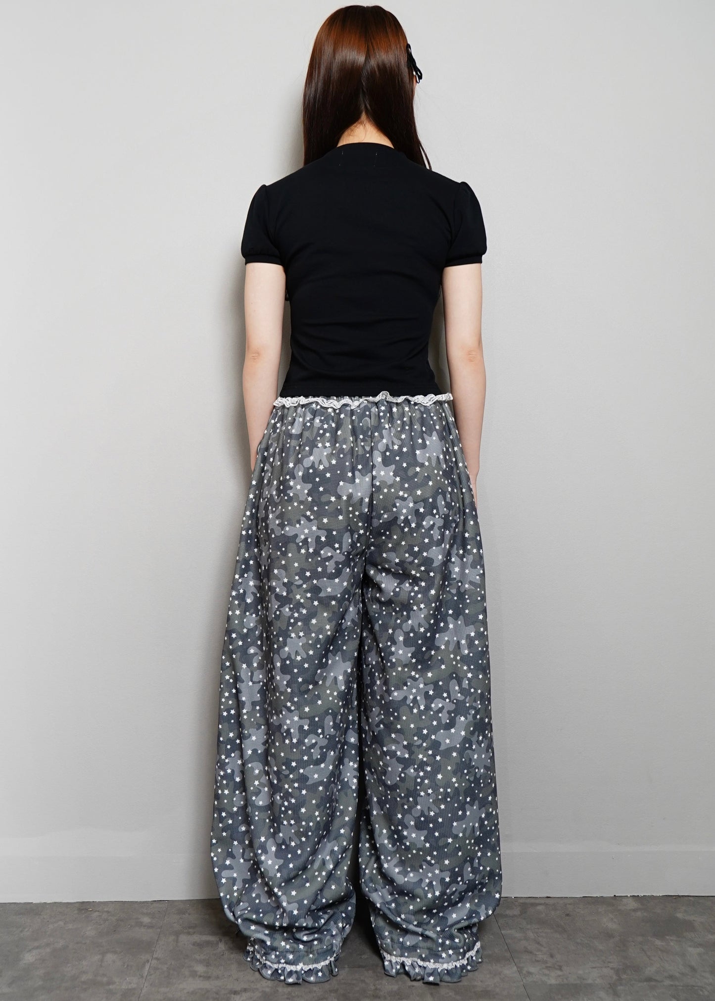 milky star camo pants