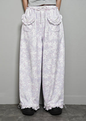 milky star camo pants