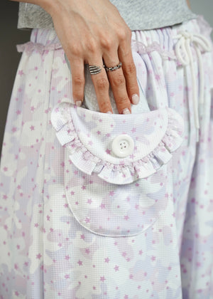 milky star camo pants