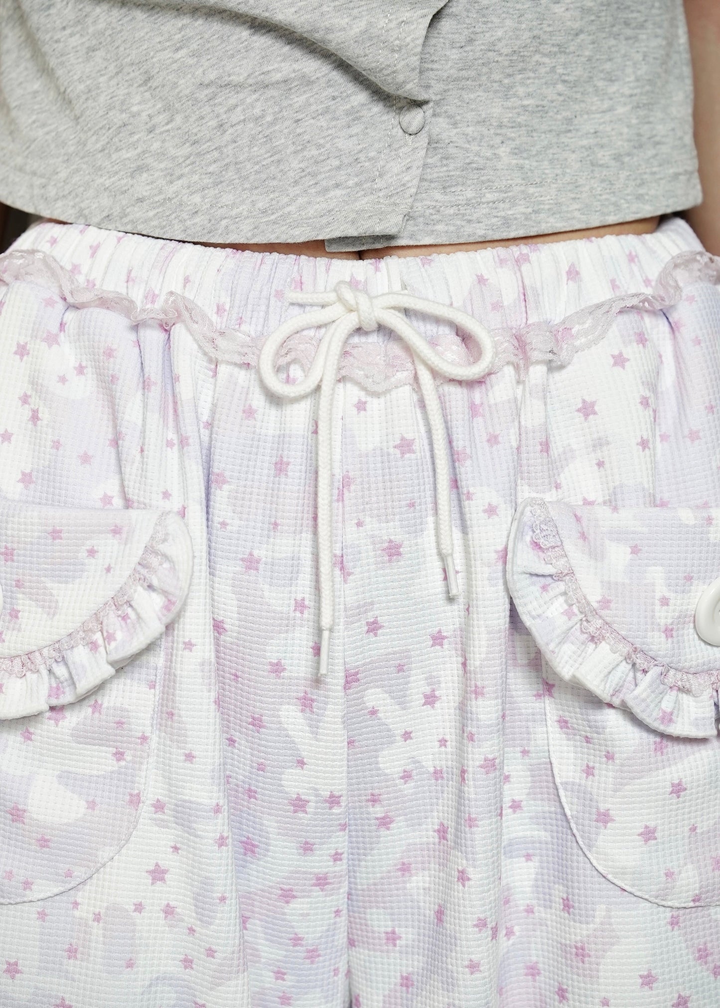 milky star camo pants