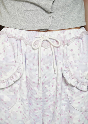 milky star camo pants