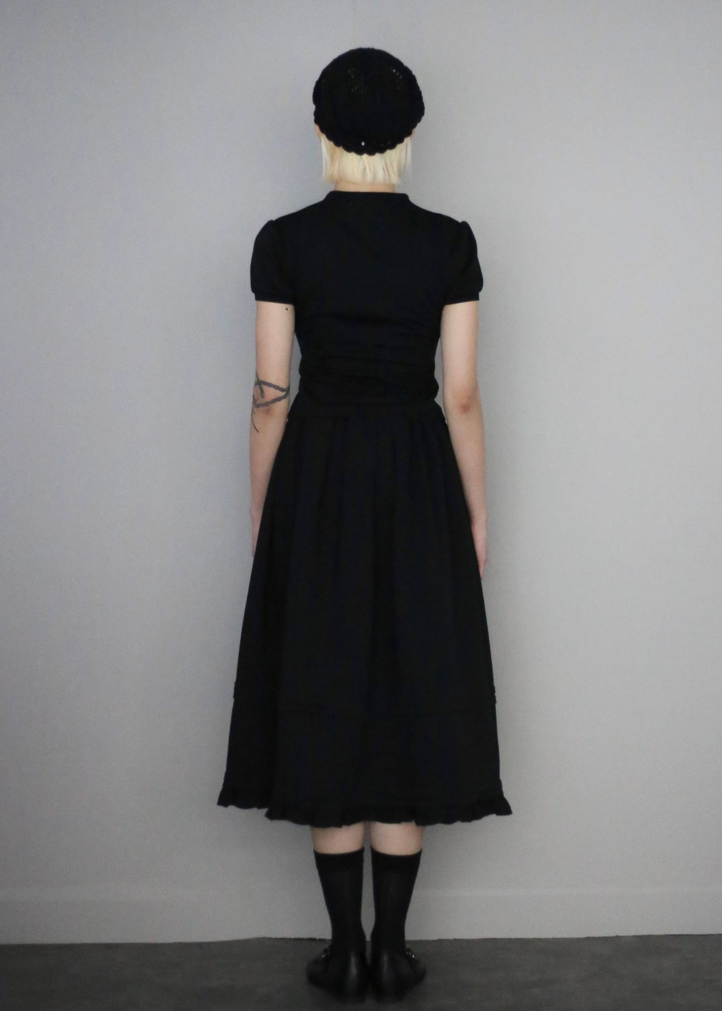 soft move skirt-BLACK