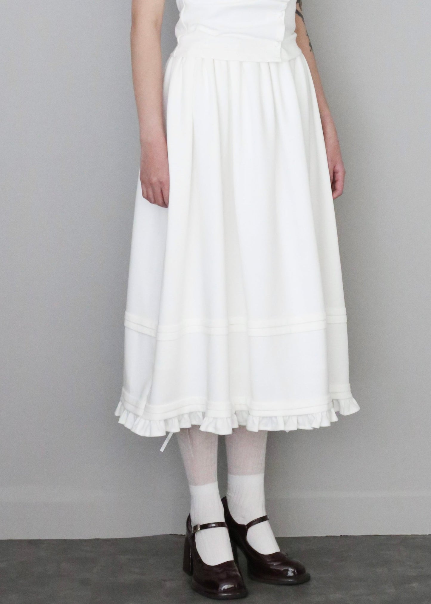 soft move skirt-WHITE