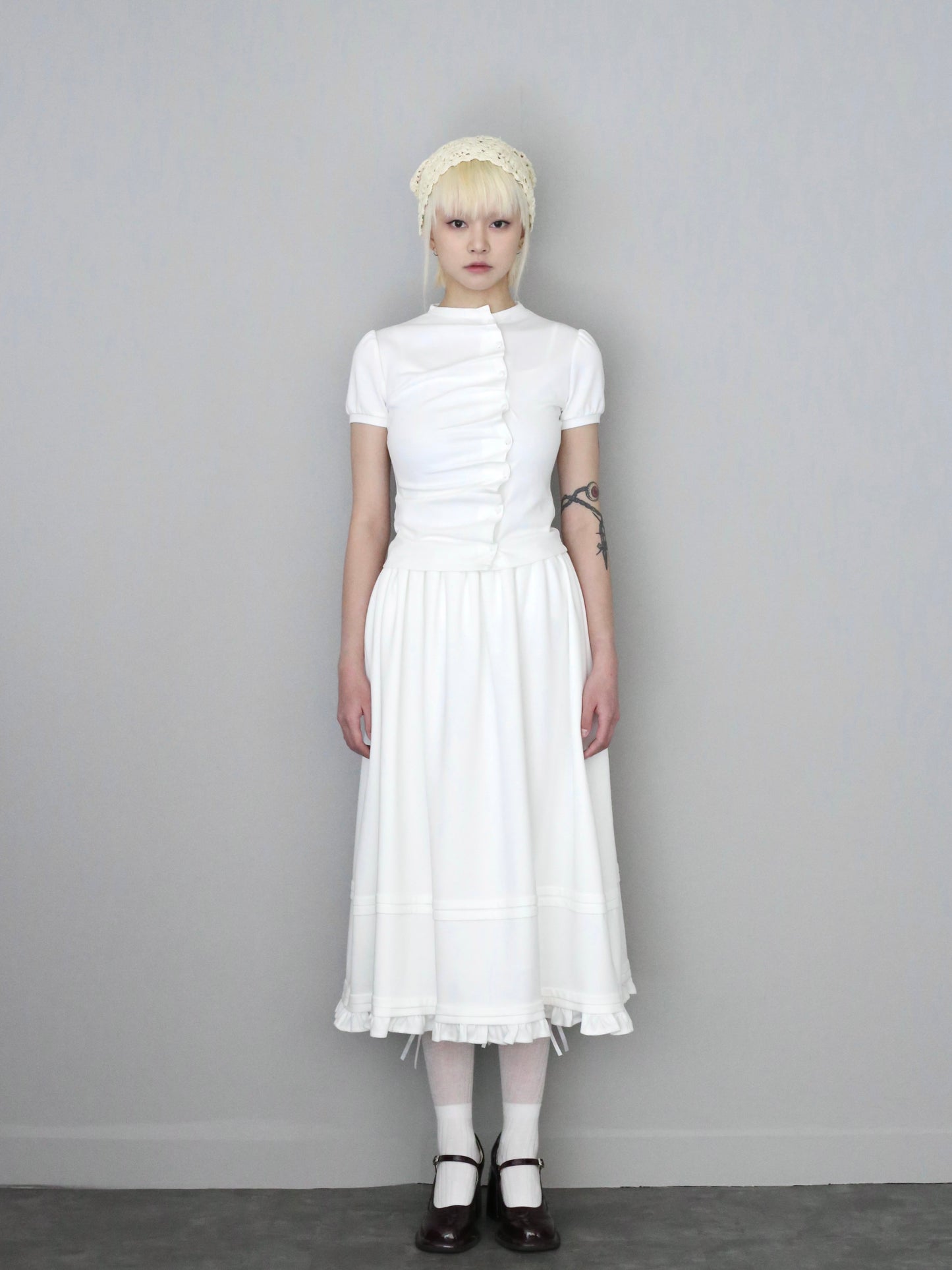 soft move skirt-WHITE