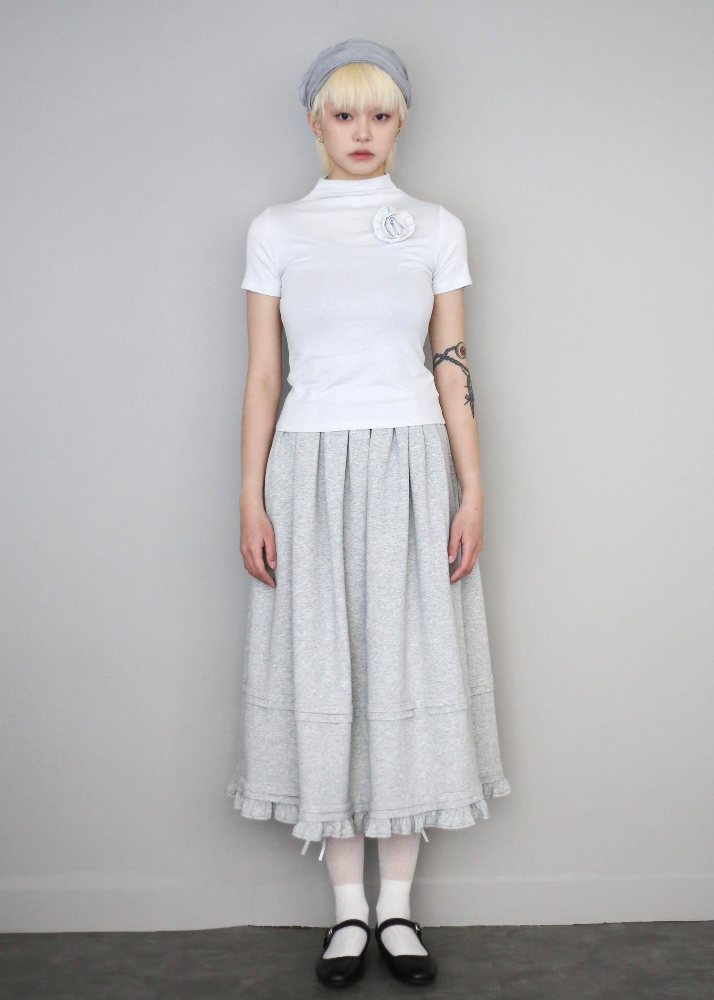 soft move skirt-GRAY