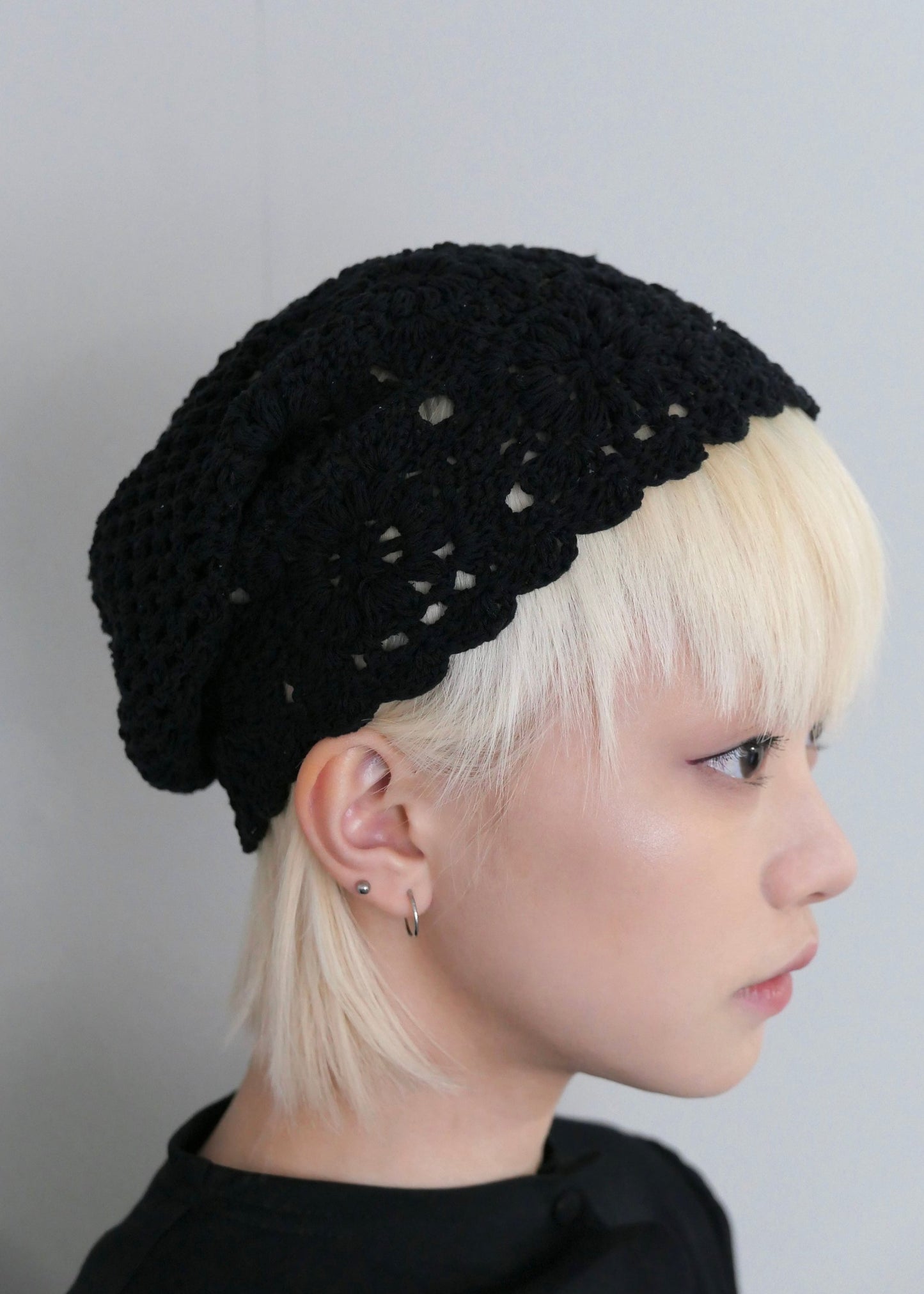 「Tie.Me SELECTIONS」race beanie-BLACK