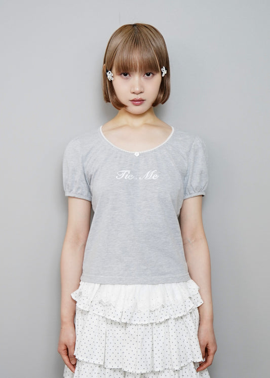color stitch logo tee
