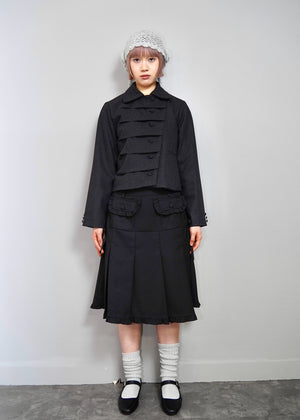 button up wool jacket