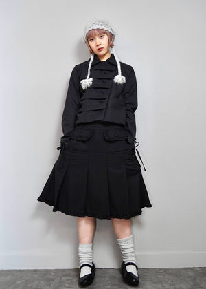 button up wool jacket