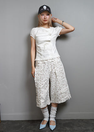 【HUHUEE】gallery girl satin dot cap