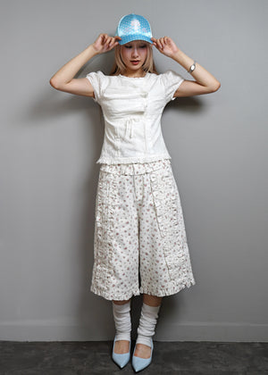 【HUHUEE】gallery girl satin dot cap