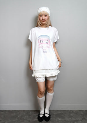 【HUHUEE】gallery girl Tee-boxy