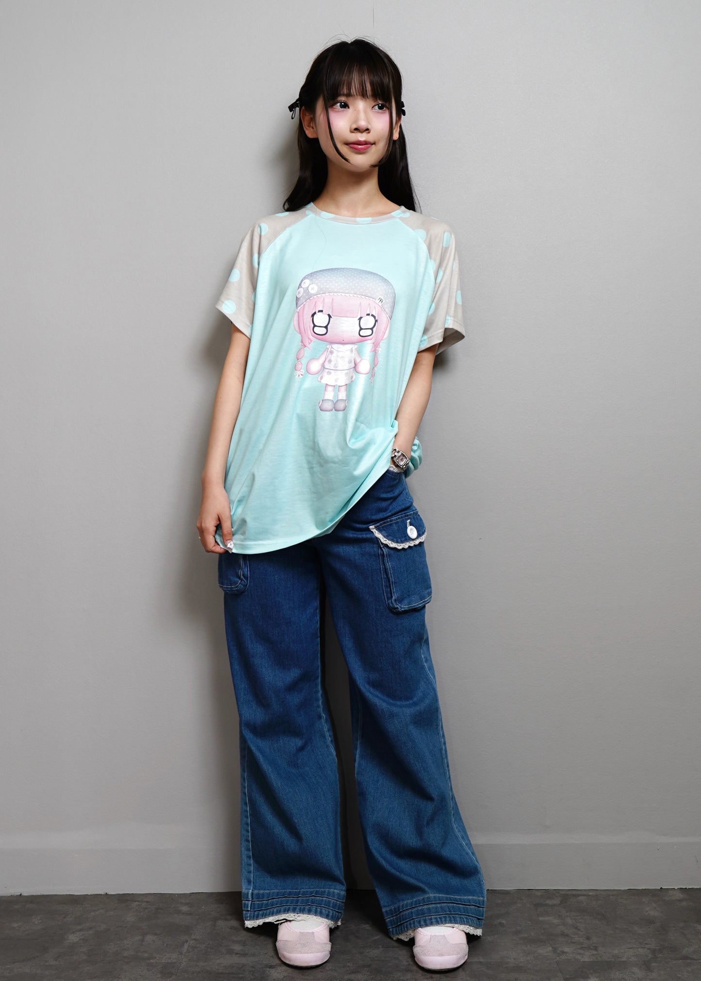 【HUHUEE】gallery girl Tee-boxy