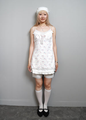 「swan's dream」lace cami dress