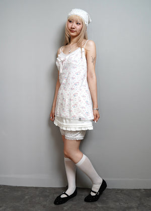 「swan's dream」lace cami dress