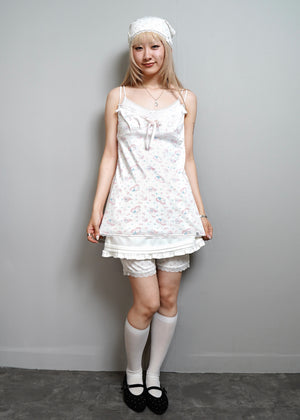 「swan's dream」lace cami dress