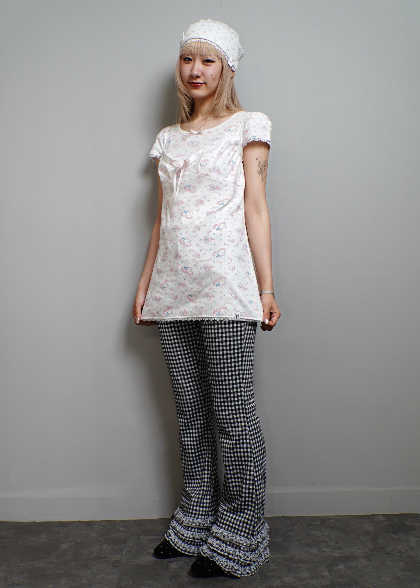 「swan's dream」lace cami dress
