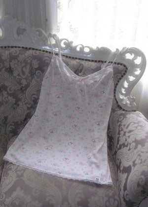 「swan's dream」lace cami dress