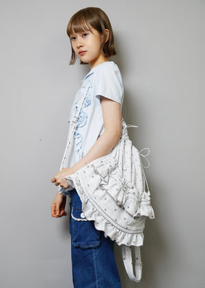 dot frill knapsack