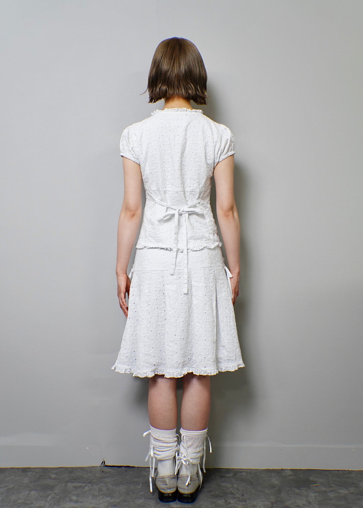 pleated cargo floral skirt