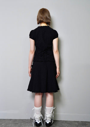 pleated cargo floral skirt